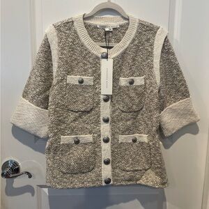 Veronica Beard Kaufman Sweater Blazer